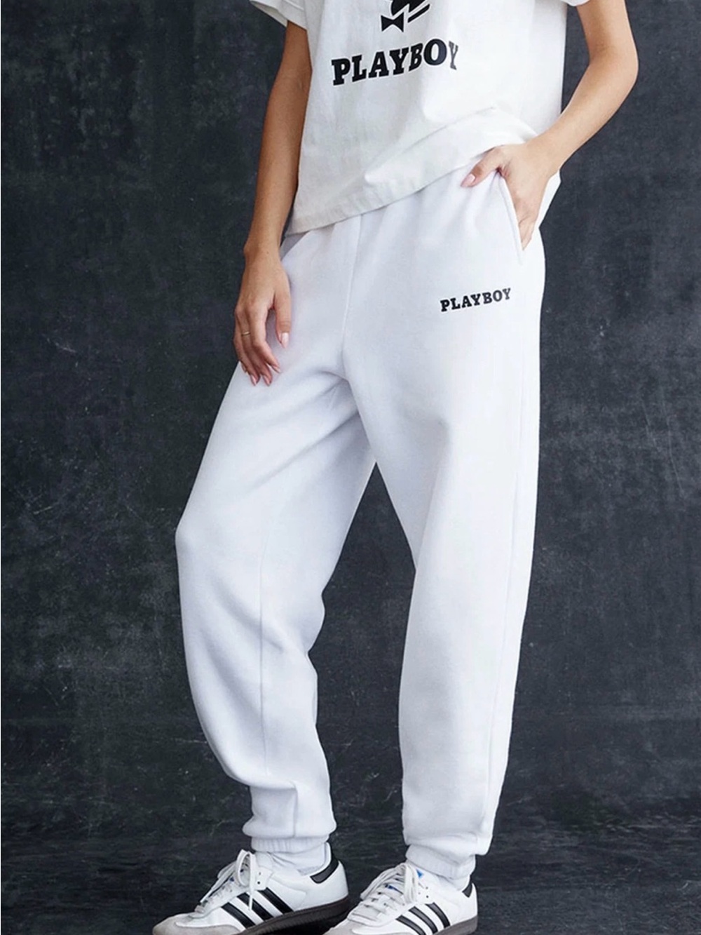 PacSun x Playboy Classic Boyfriend Sweatpants - Mint Green (Size M)